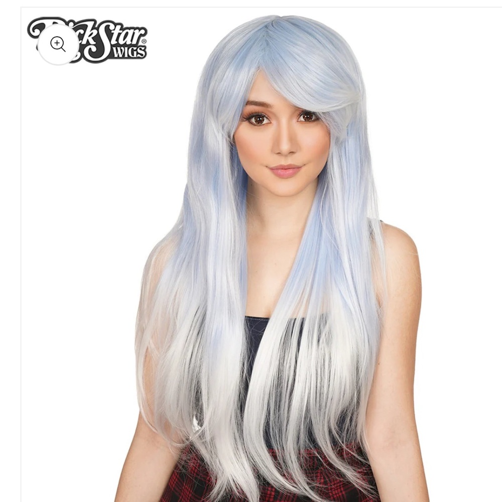 Rock Star Wigs Grey/Silver Ombre Hairpiece